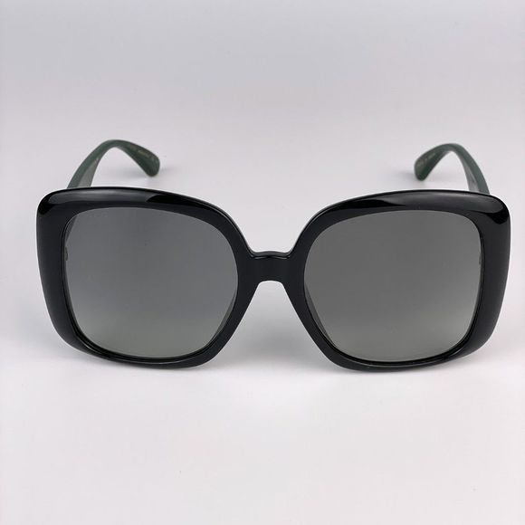 GUCCI Sunglasses GG0714SA 001 Black Green Red Square Women - Picture 1 of 9